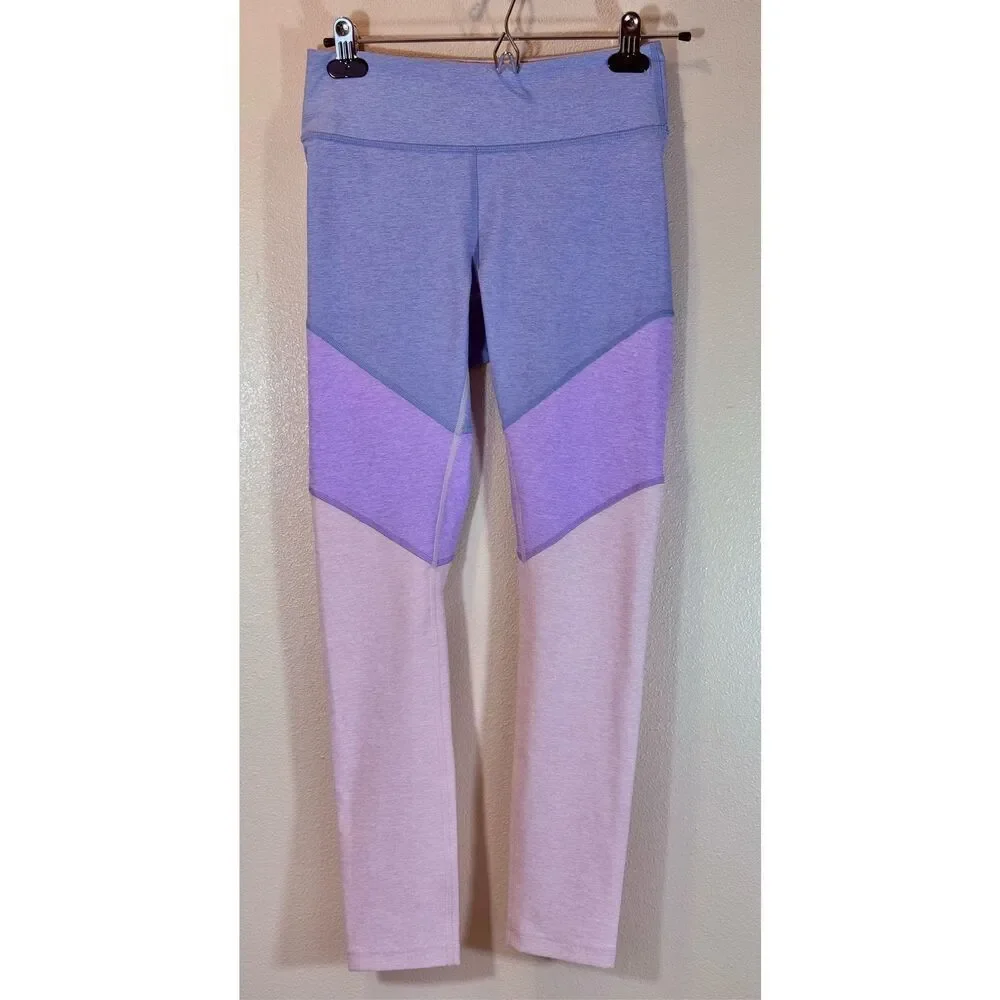 NWT Outdoor Voices 7/8 Springs Lilac/Lavender Dahlia Leggings Women's Small